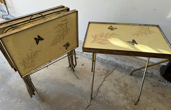 Folding Metal TV Tables