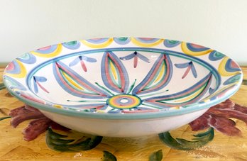 A Large Italian Vietri Serving Bowle