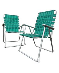 Lot Of Two 1960s Aluminum Chairs
