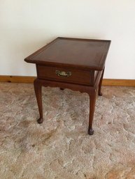 Antique Brown Cherry Side Table