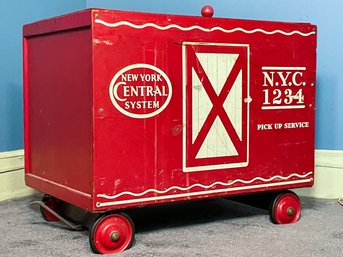 A New York Central Railroad Toybox, C. 1950's