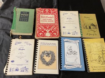 8 Vintage Cook Books