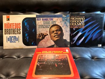 Records - The Righteous Brothers, Roy Hamilton, Richard Groove Holmes, The Ramsey Lewis Trio (4)