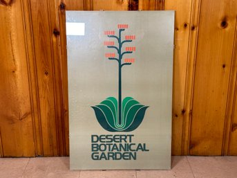 A Vintage Desert Botanical Garden Poster