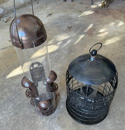 Lantern And Bird Feeder