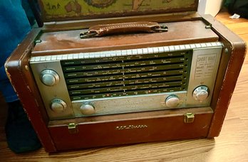 S1950s RCA Victor 3-BX-671 Shortwave Strato-world Tube Radio Broadcast Receiver Tuner