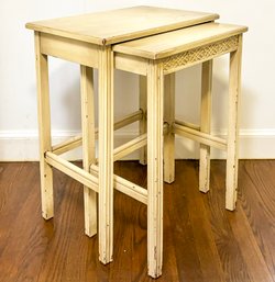 A Pair Of Vintage Nesting Side Tables