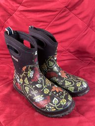 Bogs Classic Mid Autumn II Boots Womens Size 9 Like New-only Worn A Few Times