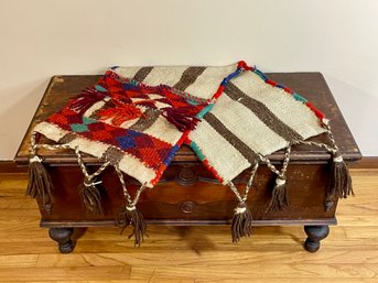 Antique Mexican Handwoven Wool Saddlebag
