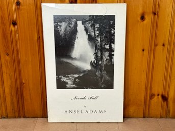 Art Photo Poster By Ansel Adams, Nevada Fall