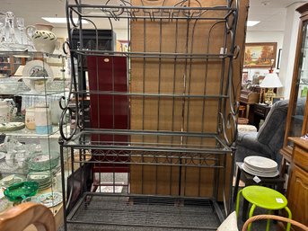 Large Bakers Rack Black