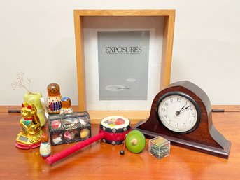 A Clock, Russian Nesting Dolls, And More Decor