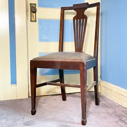 A Vintage Mahogany Side Chair