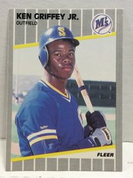 1989 Fleer Ken Griffey Jr Rookie Card - L