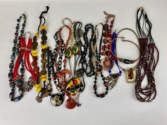 Lot Of Statement Vintage Necklaces