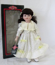 Special Edition Genuine Porcelain Doll - Distributed By Caldors Department Store