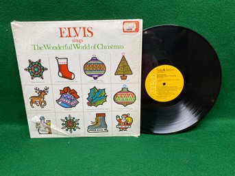 Elvis Presley Sings The Wonderful World Of Christmas On 1971 RCA Victor Records.