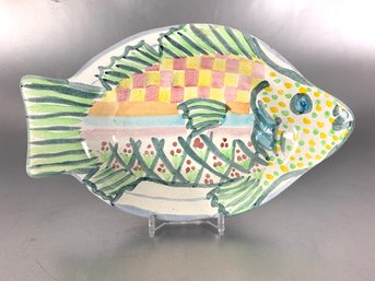 McKenzie Childs Fish Form Dish