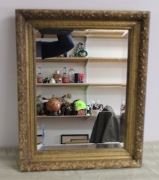 Antique Mirror W/ Wood Frame