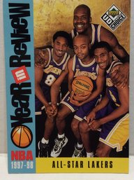 1997-98 Upper Deck Year In Review Lakers Kobe Bryant - Shaq - L