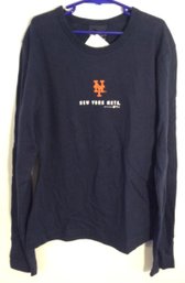 New York Mets Long Sleeve Shirt Size Youth Medium New With Tags