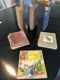 6 Small Antique Books