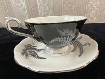 Royal Albert Night And Day Footed Tea Cup And Saucer