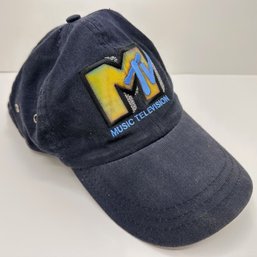 Vintage 1980s MTV Logo Lenticular Baseball Cap Hat By Head Shots