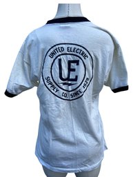 Vintage 1970s Size Large United Electric Company Teeshirt