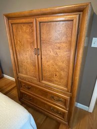 Beautiful Burlwood Armoire