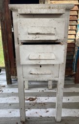 Three Drawer Tongue And Groove Table For Refinishing