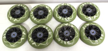 Lot Of 8 Undercover Mushroom 100mm Rollerblade Wheels