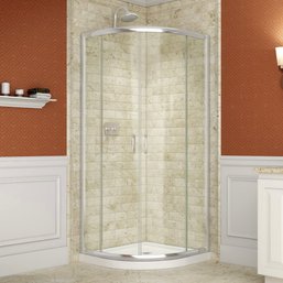 Dreamline Prime Shower Enclosure W/ Dreamline Slimline Center Drain Shower Base