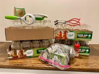 Mason Jars And Canning/ Pickling Equipment