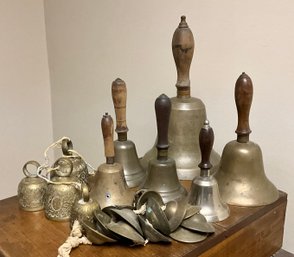 Vintage Bell Lot ~ 6 Hand Bells & More ~