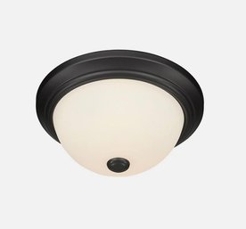 Millennium Lighting Flush Mount Ceiling Light, Matte Black