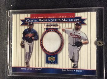 2002 Upper Deck World Series Heroes Kenny Lofton Jersey Relic Card - L