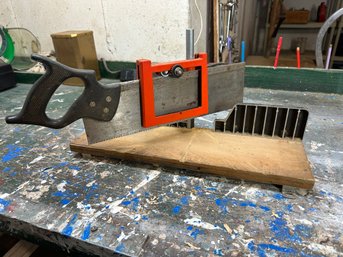 Miter Box And Saw