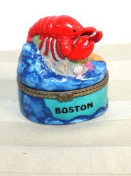 Cute Trinket Lobster Box 'Boston'