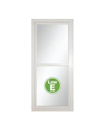 LARSON Tradewinds Selection Low-E 34-in X 81-in White Full-view Retractable Screen Aluminum Storm Door