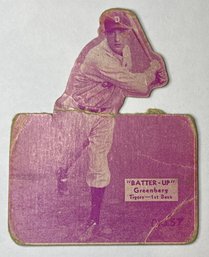 1934 Batter Up #37 Hank Greenberg