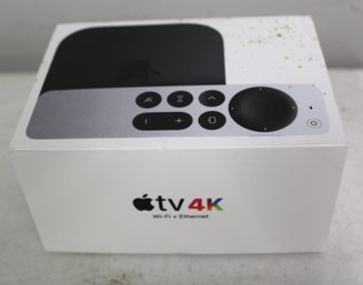 Apple Tv 4k Wi-Fi Ethernet     Box Open