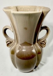 Vintage 2 Handle MCM Pottery Vase