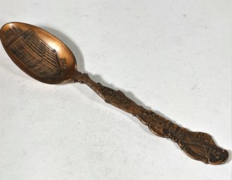 Tacoma Wash. Copper Finish Souvenir Spoon