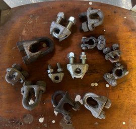 Collection Lot Of 12 U Bolts In Different Sizes.