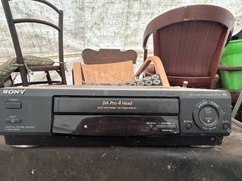 Sony SLV-675HF Video Cassette Recorder Player VCR W/ Hi Fi Stereo & Huge VHS Collection!