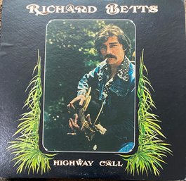 RICHARD BETTS - HIGHWAY CALL - VINYL RECORD CP0123