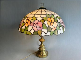 A Vintage Tiffany Style Lamp