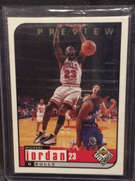 1998-99 Upper Deck Collectors Choice Michael Jordan PREVIEW Card - L