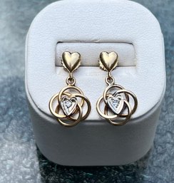 Pair Of 14K Gold Earrings